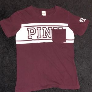 PINK pocket T-shirt